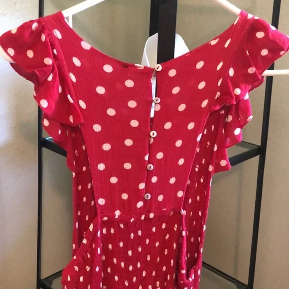 Free people dress, new with tags. Polka dots, pockets, super comfy and sexy. - Picture 5 of 7